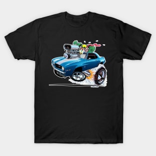 Z RATED 69 Camaro Blue T-Shirt